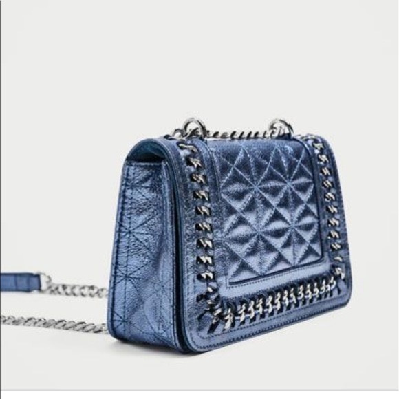 Zara Quilted Leather Crossbody - Picture 3 of 8